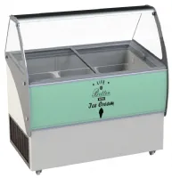 Vitrine à crème glacée professionnelle 354 l négative mobile - 7472.0100 - combisteel - Combisteel - 7472.0100