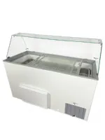 Photo 4 - Vitrine à crème glacée professionnelle blanche 10 bacs de 5 l 454 l 1439 mm - 7472.0135 - combisteel - Combisteel - 7472.0135