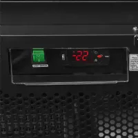 Photo 4 - Vitrine professionnelle noire froid négative 3 portes vitrées - atom maxi f3dbb - tefcold - Tefcold - Atom Maxi F3DBB