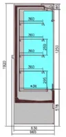 Photo 2 - Armoire murale professionnelle noire positive 1935 mm - 7350.0045 - combisteel - Combisteel - 7350.0045