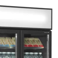 Photo 3 - Vitrine réfrigérée professionnelle noire 2 portes vitrées positive - fsc891h black - tefcold - Tefcold - FSC891H Black