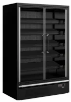 Vitrine réfrigérée professionnelle noire 2 portes vitrées positive - galaxy+ gp14fgd black - tefcold - Tefcold - Galaxy+ GP14FGD Black
