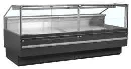 Vitrine de service ventilée positive grise RAL7015 avec réserve 627 l 1660 mm - SOCB25082A - Tefcold - Tefcold - SOCB25082A