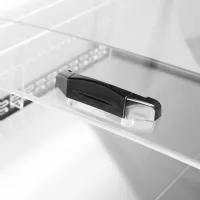 Photo 3 - Vitrine réfrigérée professionnelle noire positive 190 l à couvercles vitrés - pdc126 vs sl led - tefcold - Tefcold - PDC126 VS SL LED