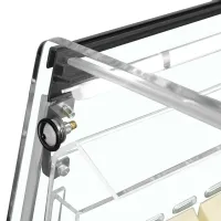 Photo 4 - Vitrine réfrigérée professionnelle noire positive 190 l à couvercles vitrés - pdc126 vs sl led - tefcold - Tefcold - PDC126 VS SL LED
