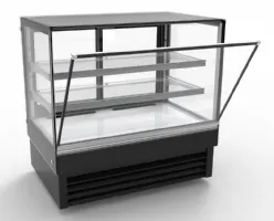 Photo 2 - Vitrine réfrigérée professionnelle droite 257 l noire positive 1200 mm - 7450.0825 - combisteel - Combisteel - 7450.0825