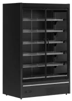 Vitrine réfrigérée professionnelle noire 2 portes vitrées positive - mdca1250hb - tefcold - Tefcold - MDCA1250HB