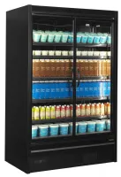 Photo 2 - Vitrine réfrigérée professionnelle noire 2 portes vitrées positive - mdca1250hb - tefcold - Tefcold - MDCA1250HB