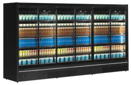 Photo 2 - Vitrine réfrigérée professionnelle noire 6 portes vitrées positive - mdca3750hb - tefcold - Tefcold - MDCA3750HB