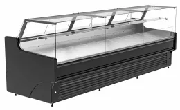 Vitrine réfrigérée noire ventilée 0/+5 °c avec réserve 1955 mm - 7090.0235 - combisteel - COMBISTEEL - 7090.0235 Vitrine réfrigérée noire ventilée 0/+5 °c avec réserve 1955 mm - 7090.0235 - combisteel - COMBISTEEL - 7090.0235