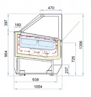Photo 4 - Vitrine à crème glacée professionnelle 870 l négative 1496 mm - 7295.0045 - combisteel - Combisteel - 7295.0045