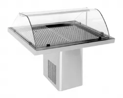 Vitrine réfrigérée professionnelle de poisson 1440 mm - 7083.0010 - combisteel - Combisteel - 7083.0010