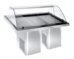 Vitrine réfrigérée professionnelle de poisson 1880 mm - 7083.0015 - combisteel - Combisteel - 7083.0015