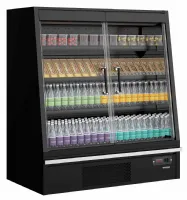 Photo 2 - Vitrine réfrigérée basse noire positive - galaxy+ gpl14fgd black - tefcold - Tefcold - Galaxy+ GPL14FGD Black