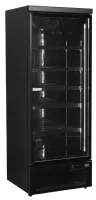 Vitrine réfrigérée professionnelle 1 porte vitrée noire positive 459 l - atom maxi c1dbb - tefcold - Tefcold - Atom Maxi C1DBB