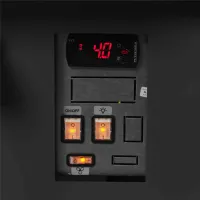 Photo 2 - Vitrine de service ventilée professionnelle grise ral7015 positive réserve 469 l 1660 mm - socb18782a - tefcold - Tefcold - SOCB18782A