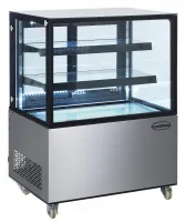 Vitrine réfrigérée professionnelle 270 l noire et acier inoxydable positive 900 mm - 7487.0015 - combisteel - Combisteel - 7487.0015 Vitrine réfrigérée professionnelle 270 l noire et acier inoxydable positive 900 mm - 7487.0015 - combisteel - Combisteel - 7487.0015