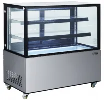 Vitrine réfrigérée professionnelle 370 L noire et acier inoxydable positive 1200 mm - 7487.0020 - Combisteel Vitrine réfrigérée professionnelle 370 L noire et acier inoxydable positive 1200 mm - 7487.0020 - Combisteel
