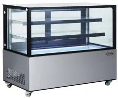 Vitrine réfrigérée professionnelle 470 L noire et acier inoxydable positive 1500 mm - 7487.0025 - Combisteel Vitrine réfrigérée professionnelle 470 L noire et acier inoxydable positive 1500 mm - 7487.0025 - Combisteel