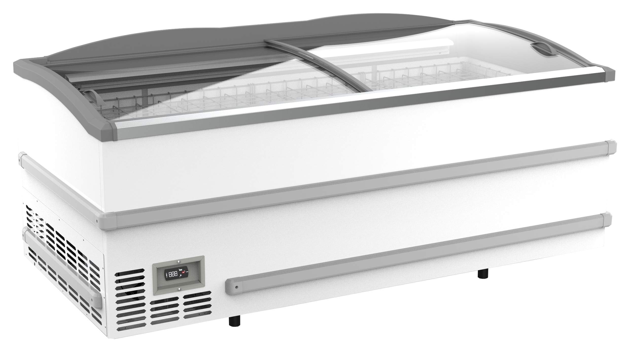 Congélateur professionnel bahut blanc tête de gondole 864 L dégivrage manuel - 7072.0050 - Combisteel