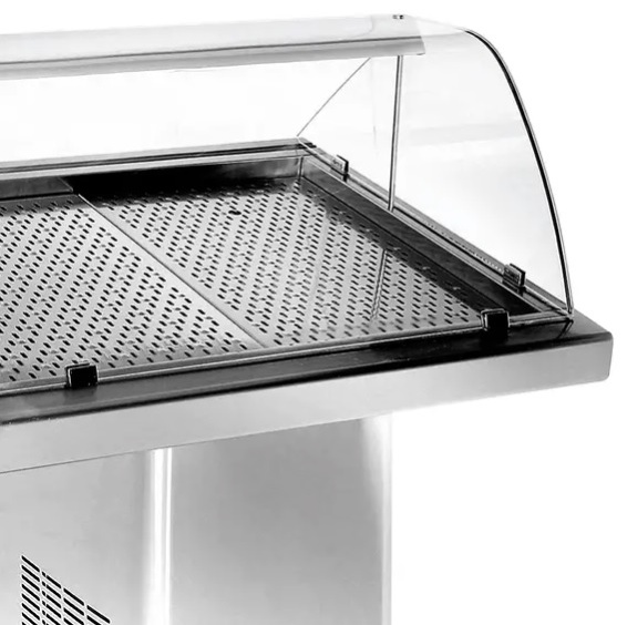 Vitrine réfrigérée professionnelle de poisson 1440 mm - 7083.0010 - Combisteel en cuisine professionnelle