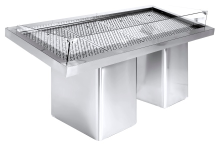 Vitrine à poisson professionnelle libre-service 1880 mm - 7083.0025 - Combisteel