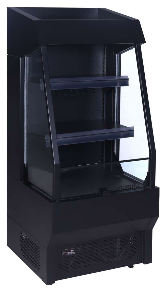 Réfrigérateur professionnel noir positif 165 L façade ouverte - 7090.0005 - Combisteel