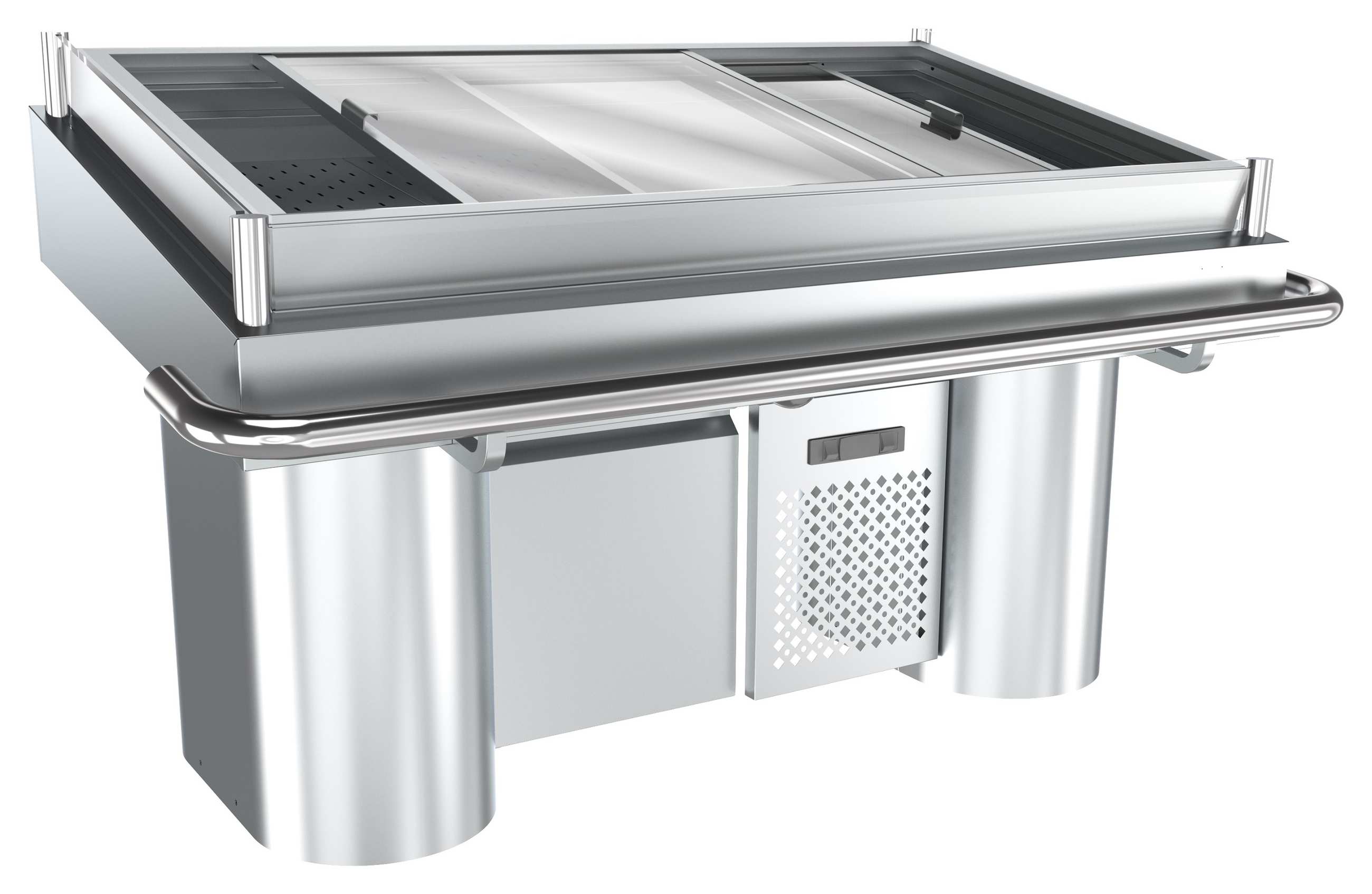 Comptoir réfrigéré professionnel à poisson 1700 mm - 7178.0900 - Combisteel