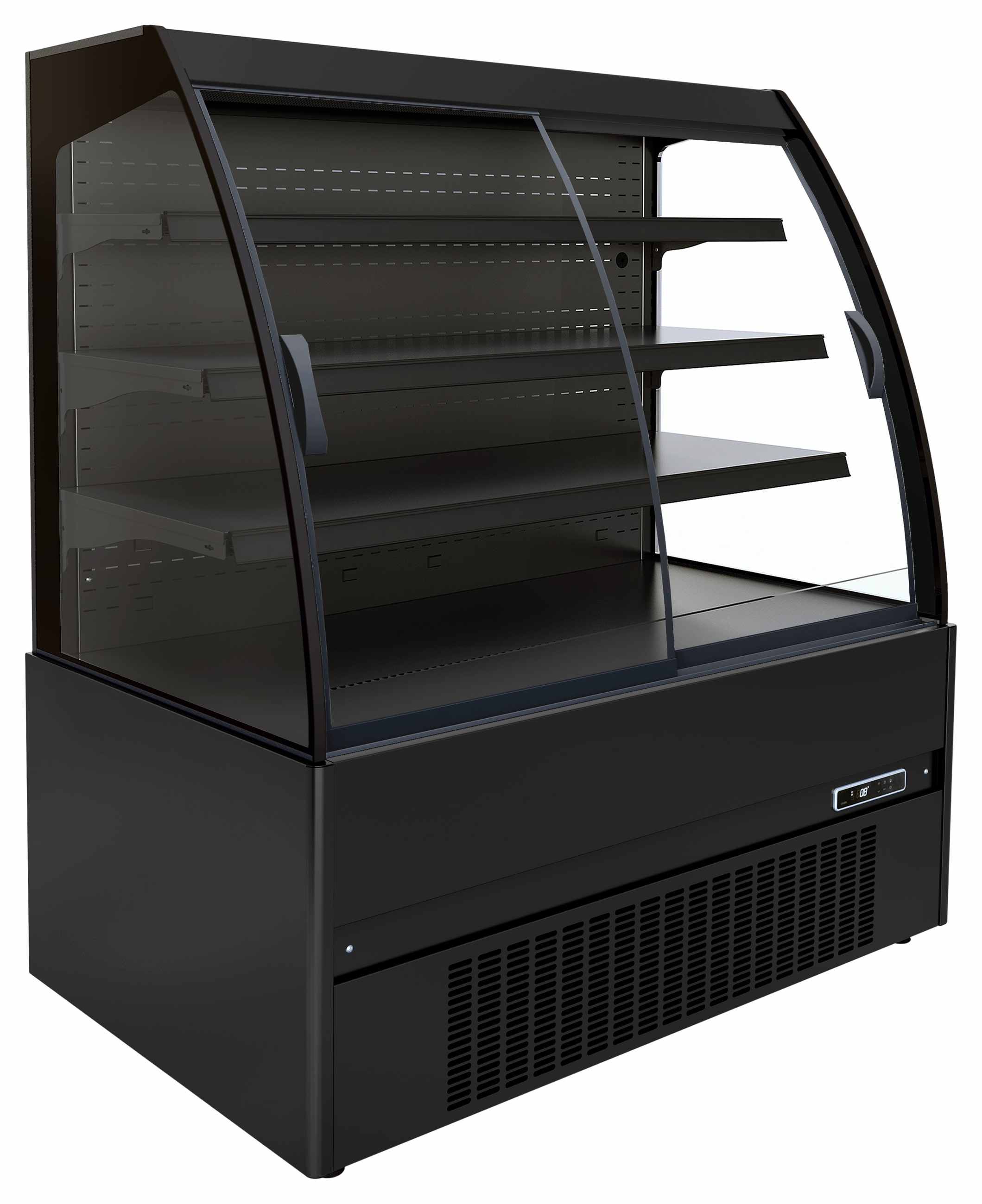 Vitrine réfrigérée professionnelle noire positive 1510 mm - 7350.0025 - Combisteel