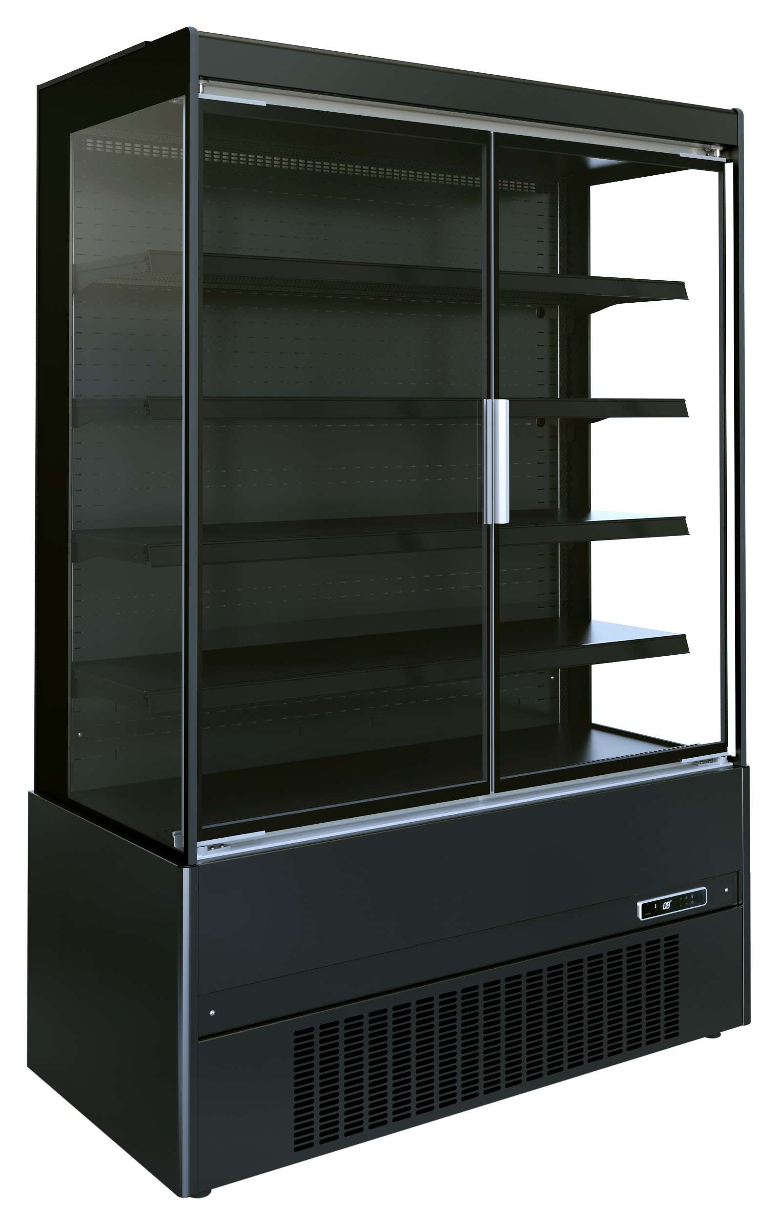 Armoire murale professionnelle Noire 2 portes positive 1310 mm - 7350.0050 - Combisteel