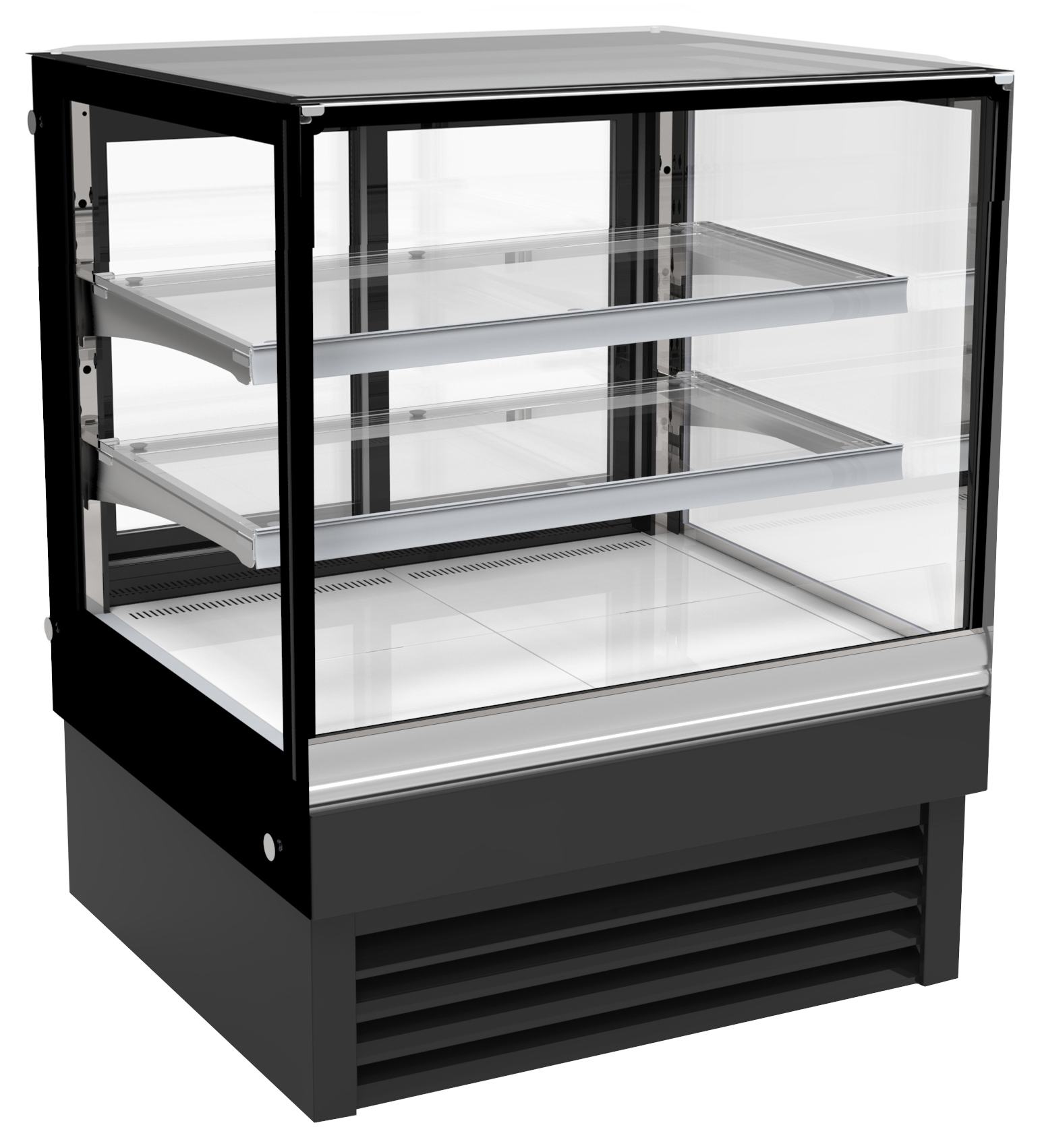 Vitrine réfrigérée professionnelle 190 L Noire positive 900 mm - 7450.0820 - Combisteel