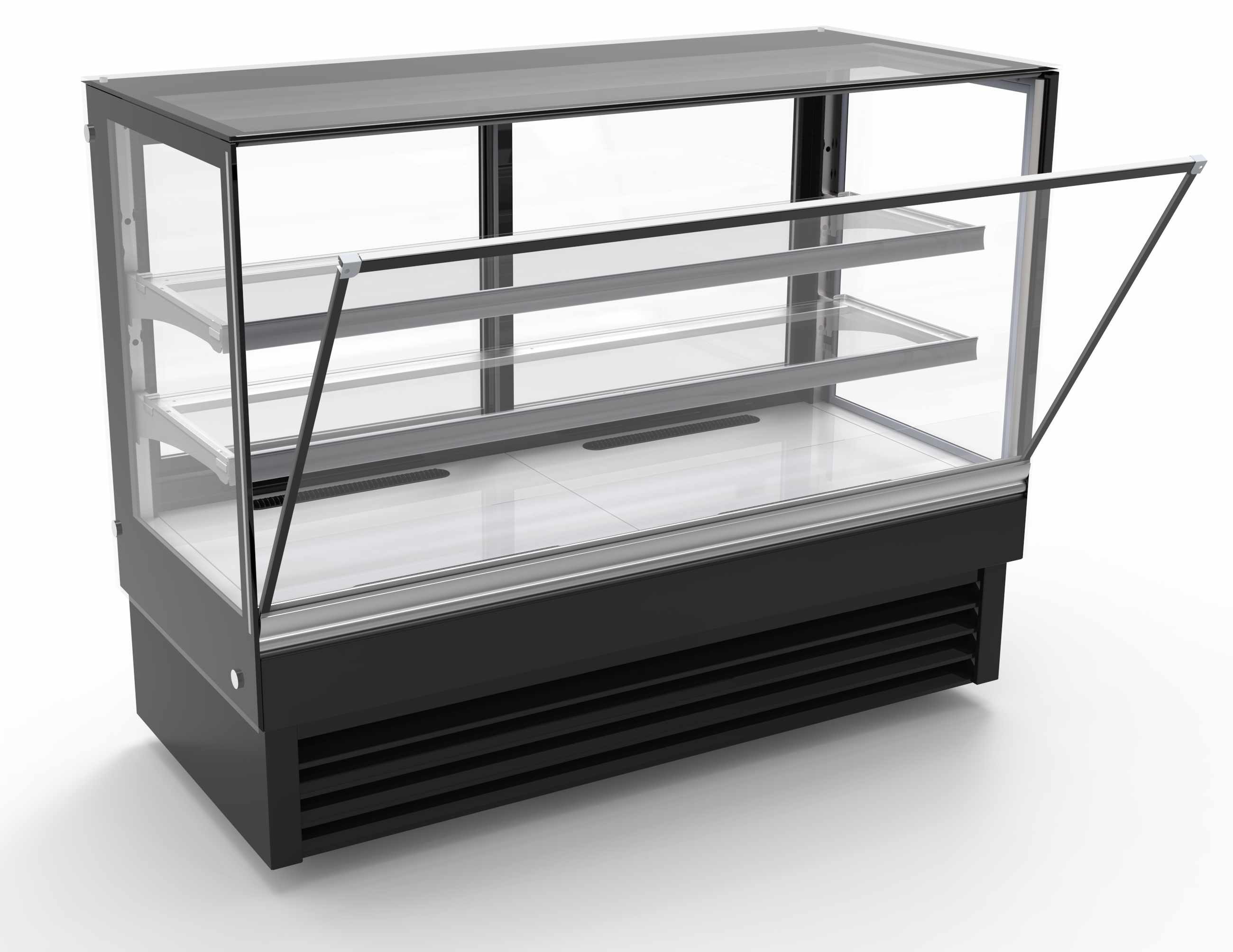 Vitrine réfrigérée professionnelle 324 L noire positive 1500 mm - 7450.0830 - Combisteel en cuisine professionnelle