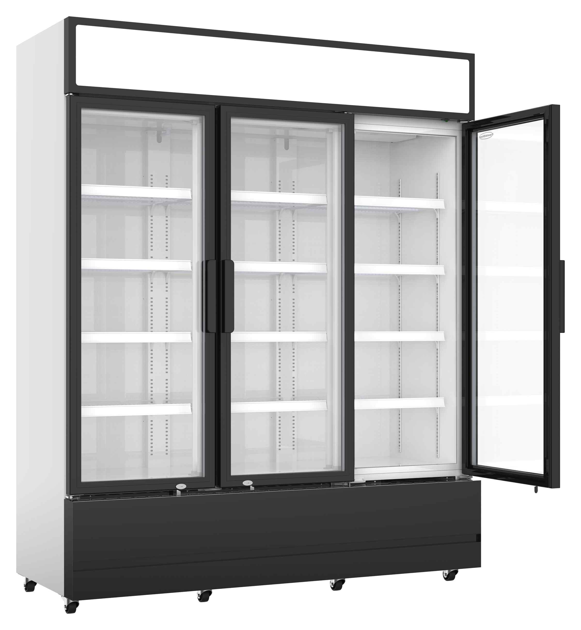 Réfrigérateur professionnel 3 portes vitrées positif 1600 mm - 7455.2110 - Combisteel en cuisine professionnelle