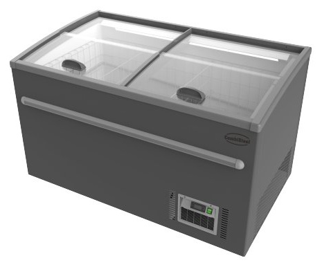 Congélateur bahut professionnel gris 320 L dégivrage automatique 1450 mm - 7455.2665 - Combisteel