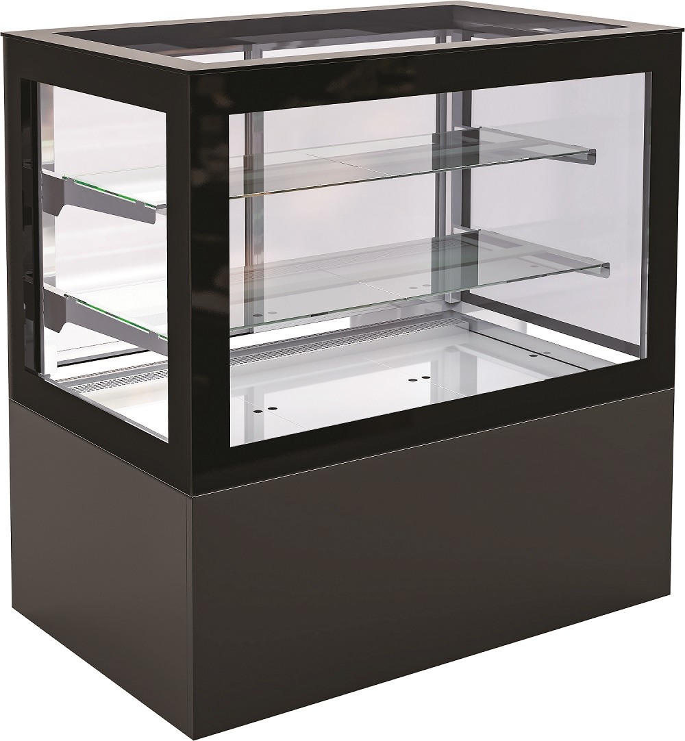 Vitrine réfrigérée professionnelle 600 L noire positive 1600 mm - 7489.5465 - Combisteel