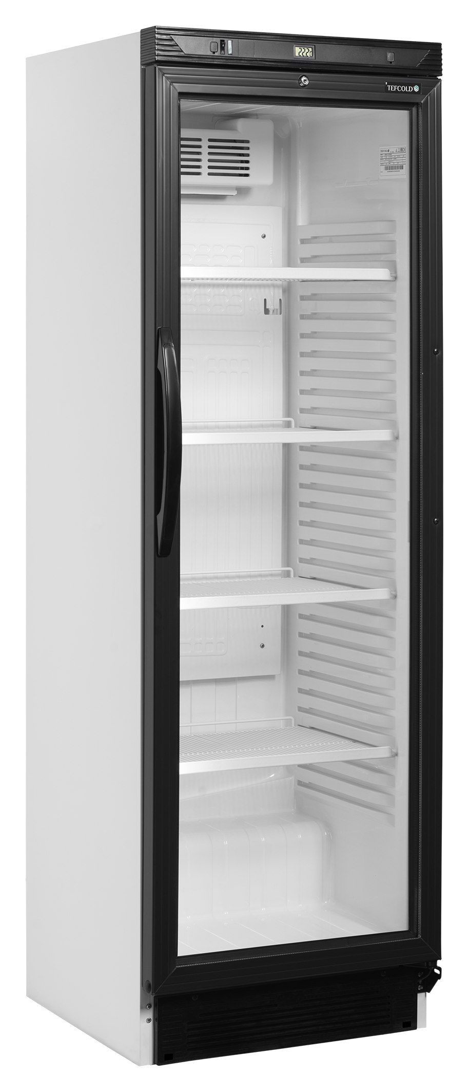 Réfrigérateur professionnel à boissons 1 porte vitrée Blanc positif - CEV425 1 LED - Tefcold