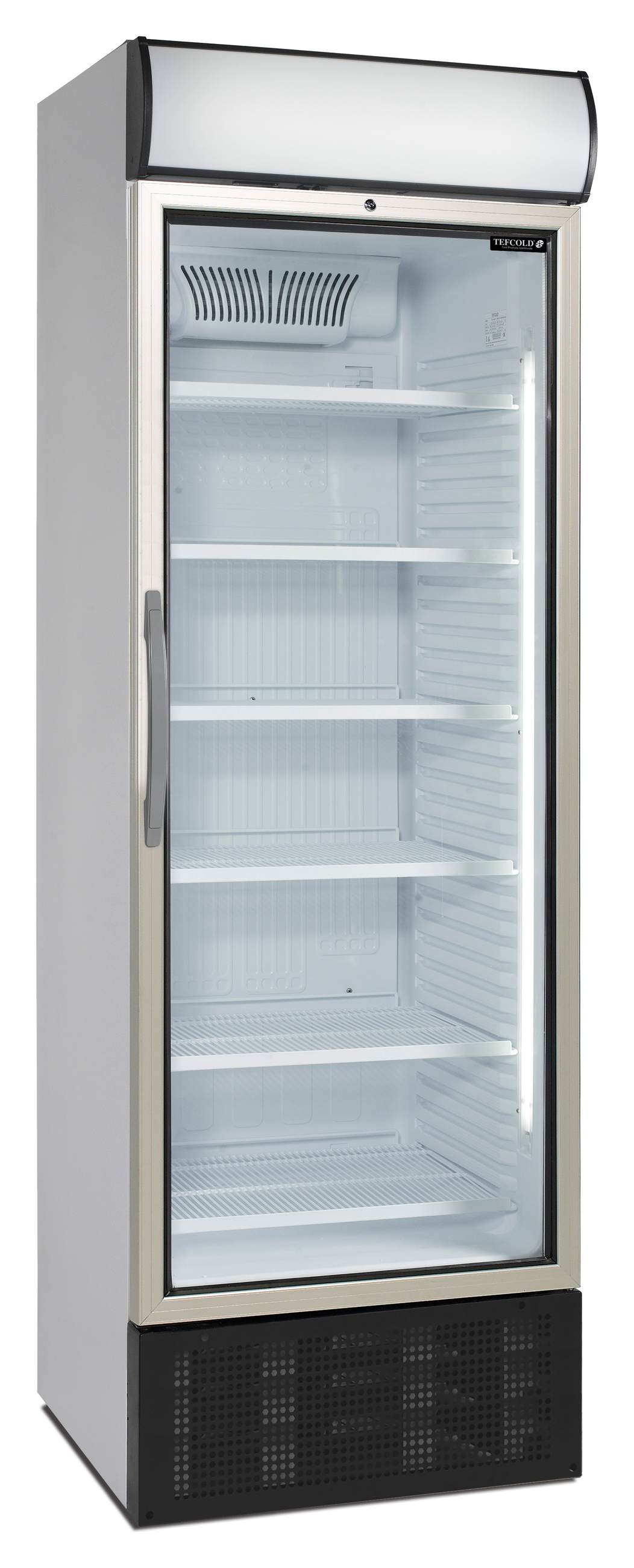 Équipement professionnel 1 porte vitrée Blanc positif - FSC1450 - Tefcold