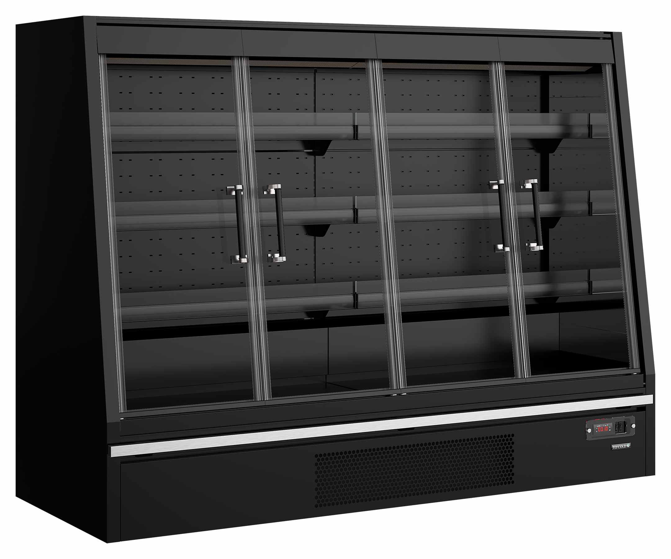 Vitrine réfrigérée basse noire positive - Galaxy+ GPL20FGD Black - Tefcold