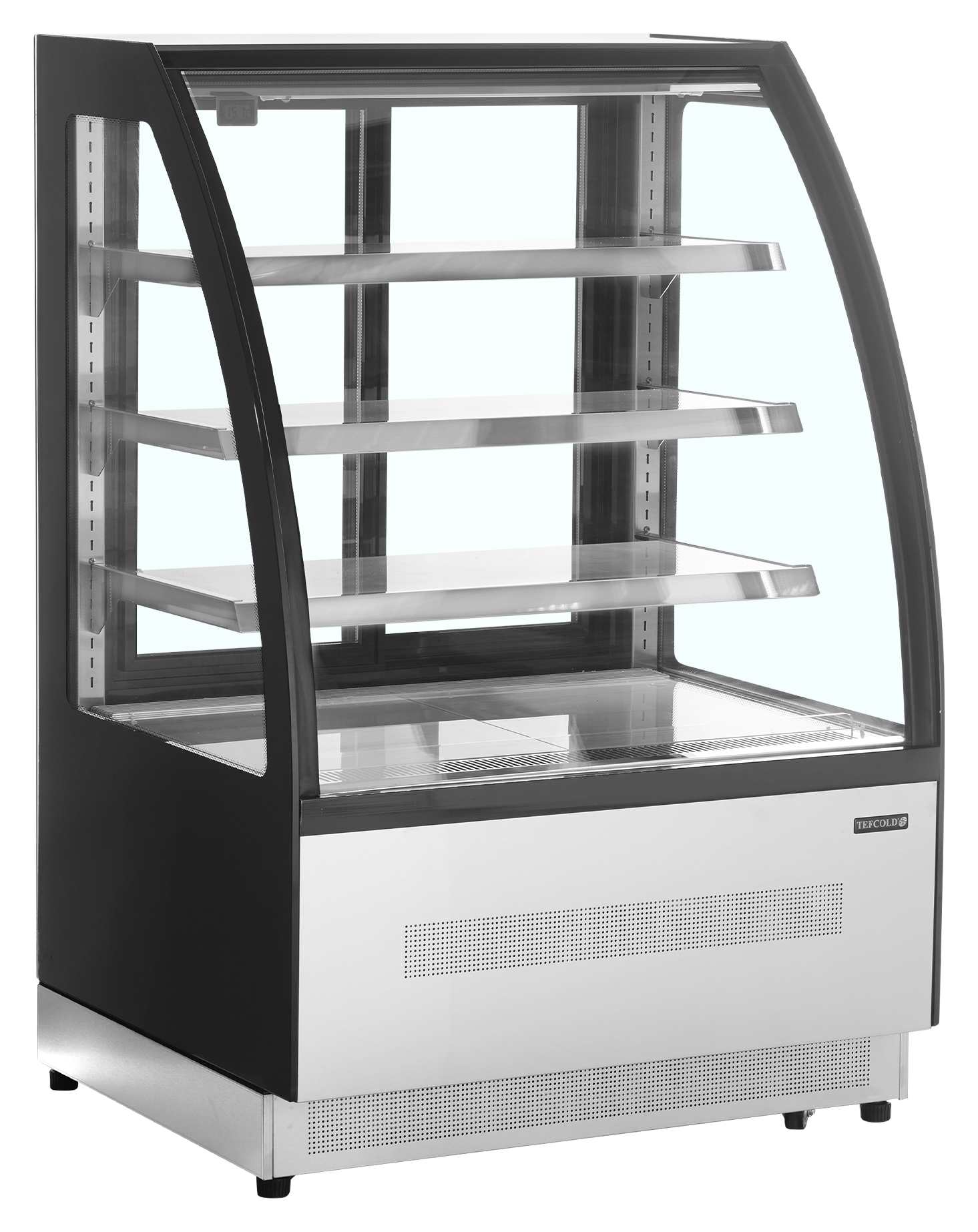 Vitrine réfrigérée professionnelle 158 L noire positive - LPD900C/BLACK - Tefcold