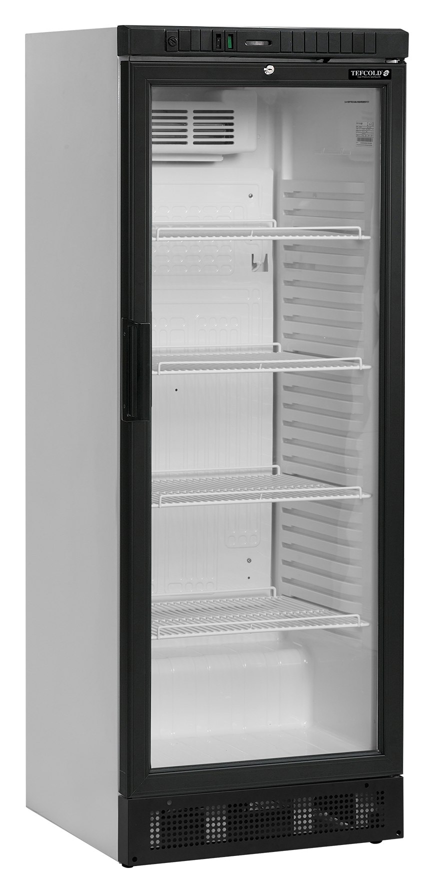 Cellier professionnelle 1 porte vitrée Blanche positive - SCU1280 - Tefcold