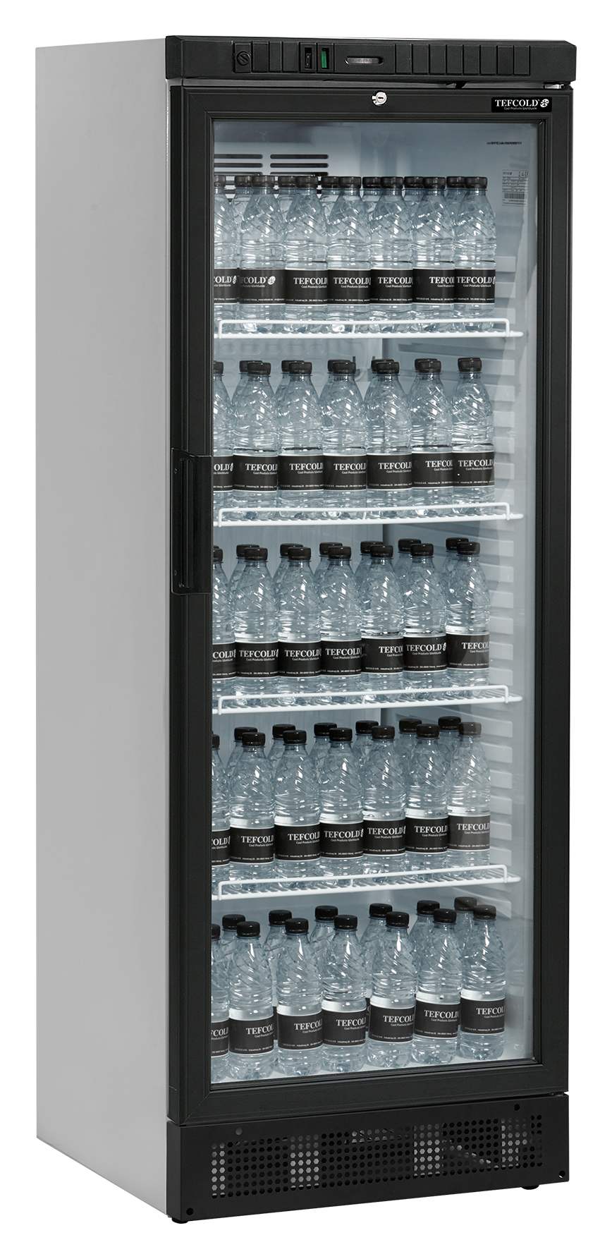 Cellier professionnelle 1 porte vitrée Blanche positive - SCU1280 - Tefcold en cuisine professionnelle
