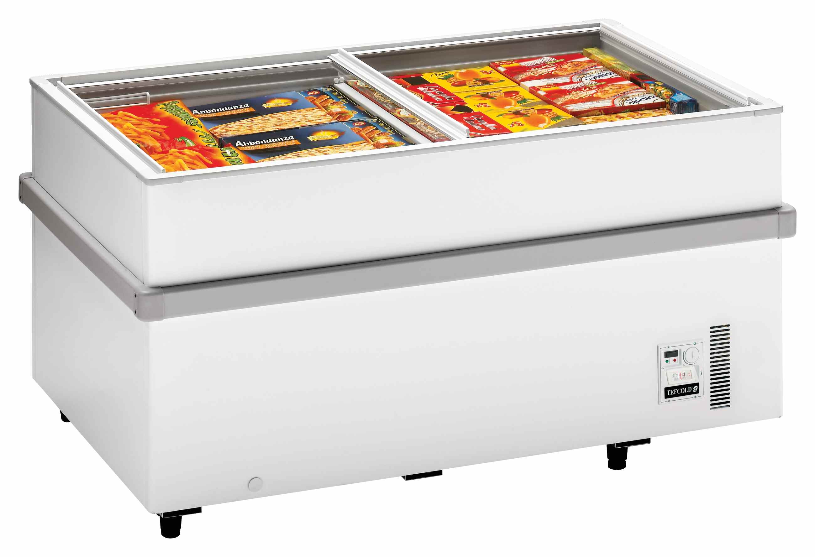 Vitrine professionnelle couvercles vitrés coulissants 459 l - SSF150 - Tefcold