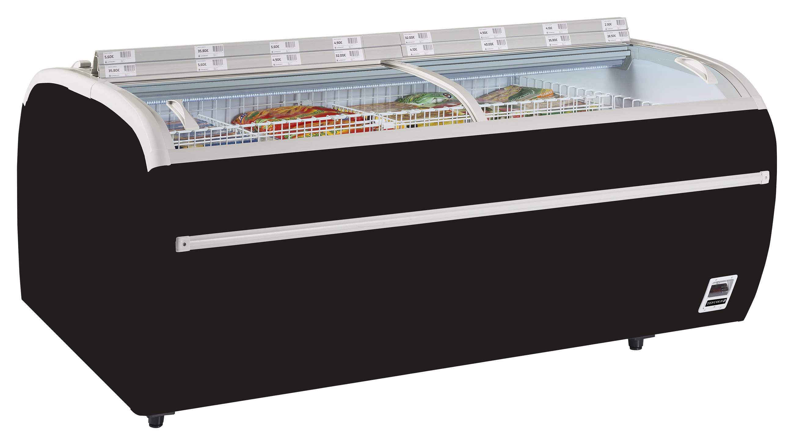 Congélateur coffre professionnel à couvercle basculant capacité 1255 litres - TWIN 220B-CF - Tefcold