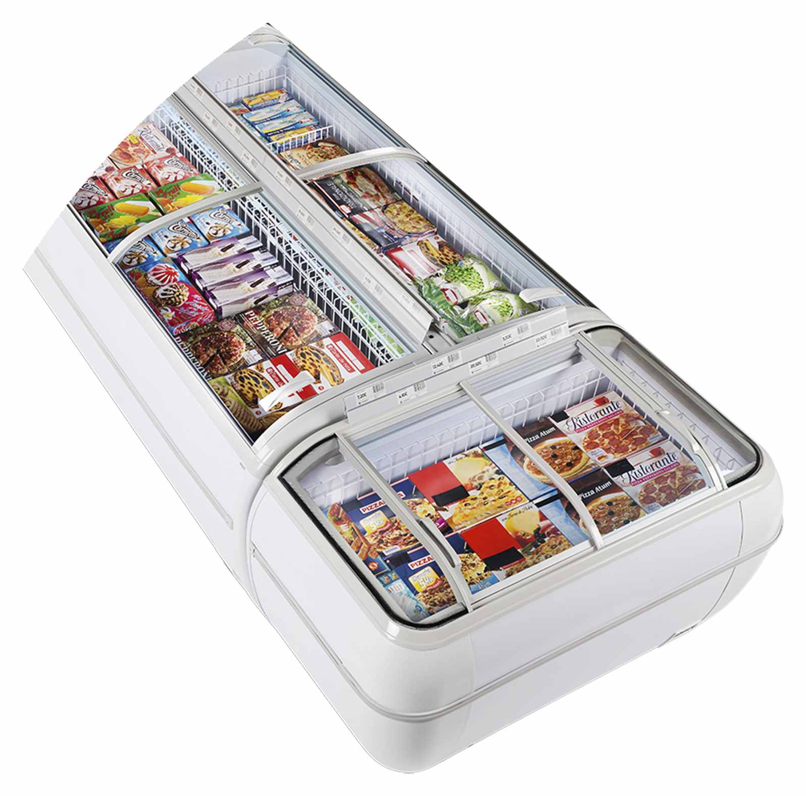 Congélateur professionnel à couvercle basculant capacité 334 l classe climatique 3 - TWIN HEAD B-CF - Tefcold en cuisine professionnelle